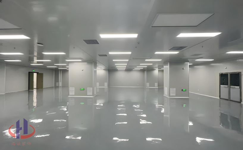 深圳光明生物科技公司辦公無(wú)塵車(chē)間裝修